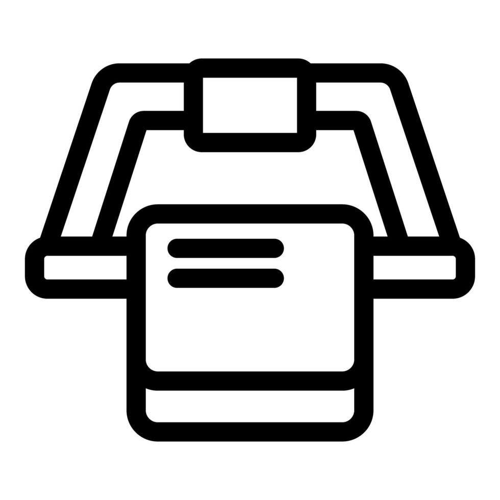 Electric hand dryer using modern technology for drying hands vector
