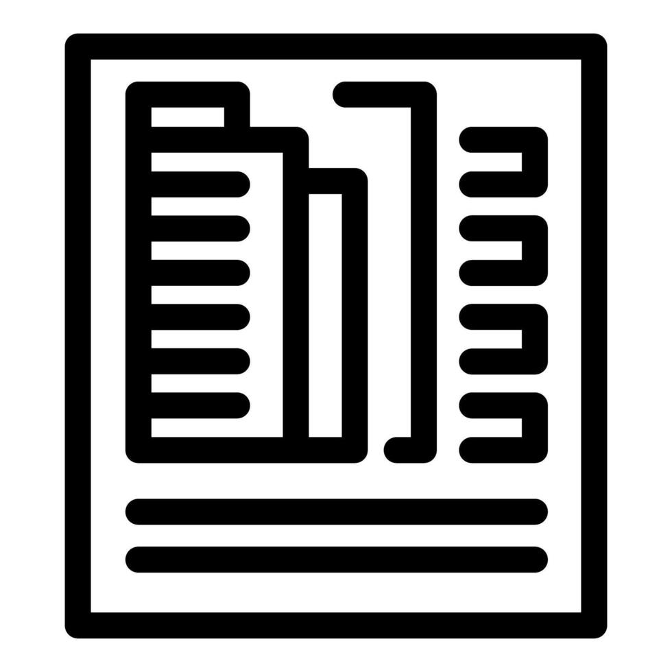 Architect presenting urban development project with buildings and graph vector