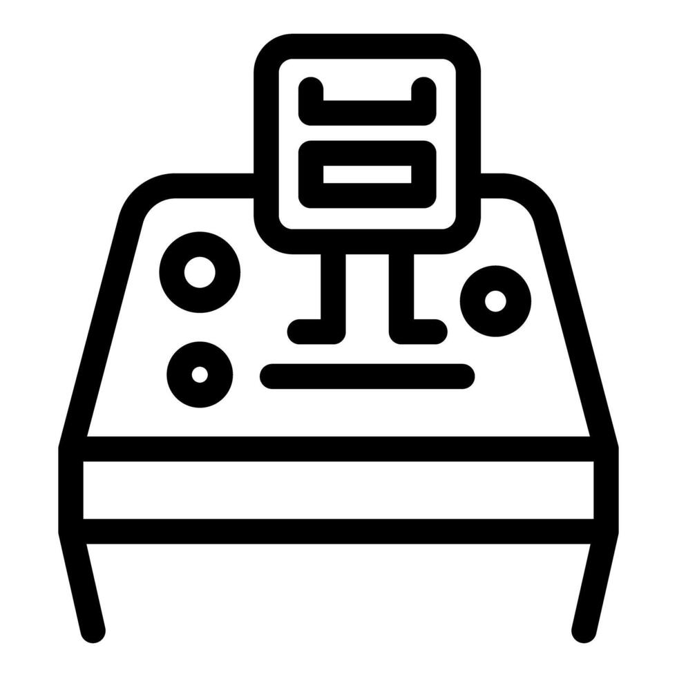 Drone remote controller managing flight parameters icon vector