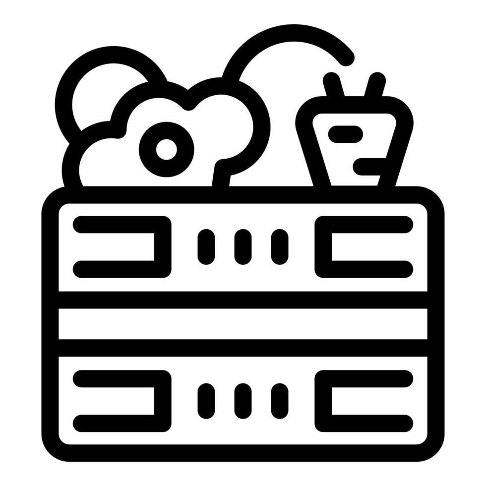 Data server processing cloud computing with router icon vector