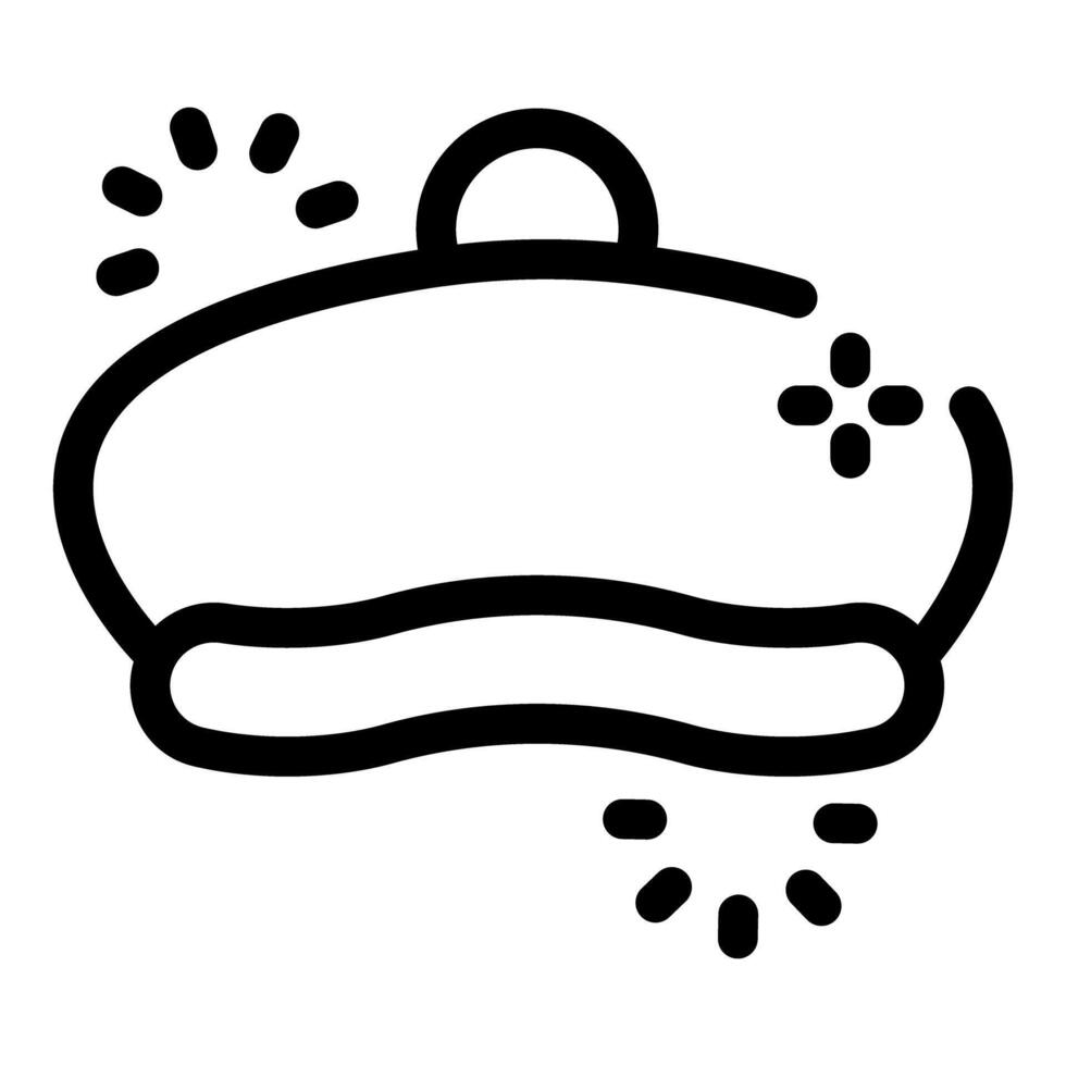 French style beret giving parisian chic touch to your outfit vector