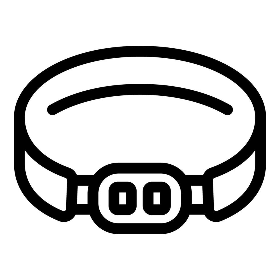 Smart bracelet with two buttons for fitness tracking and health monitoring vector