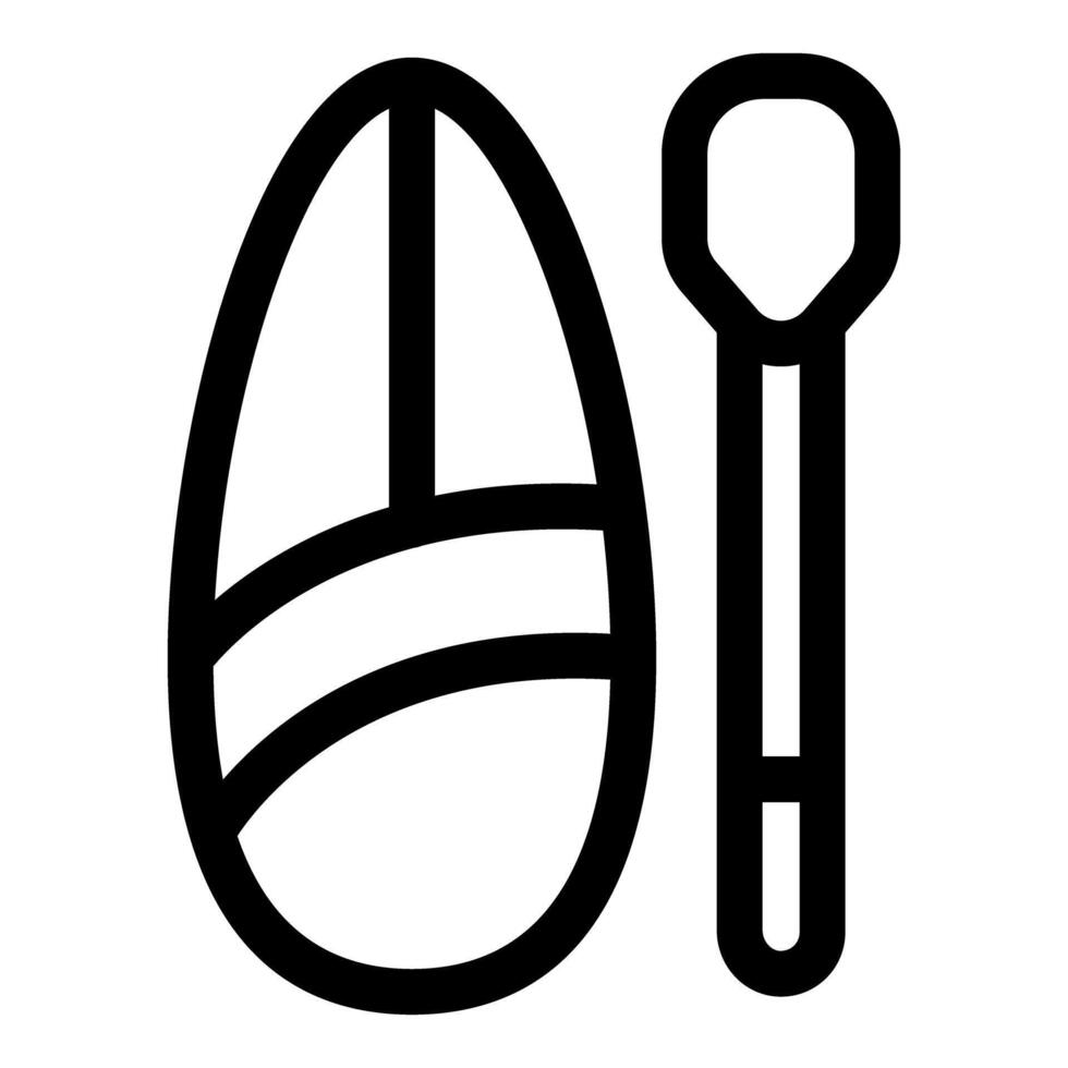 Surfboard and paddle ready for surfing on water vector