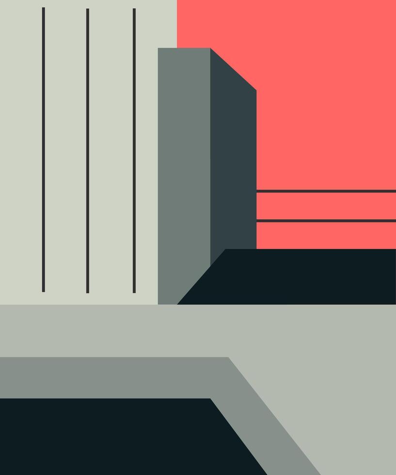 background in the style of brutalism. abstract shapes vector