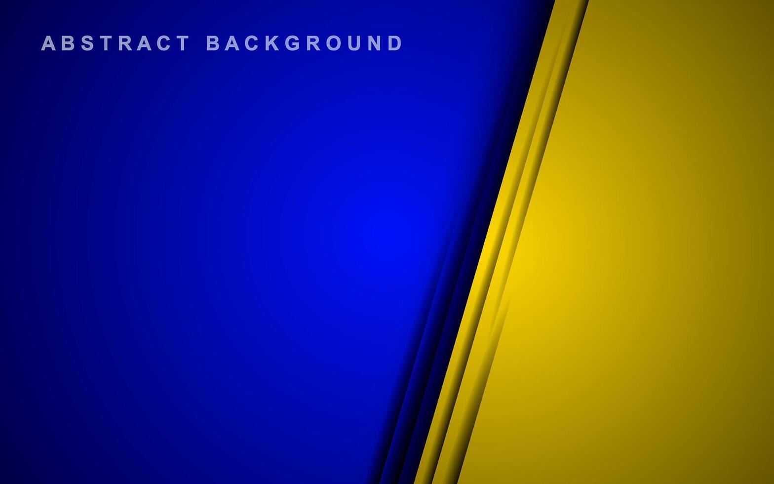 Blue - yellow background with separation, web template - illustration vector