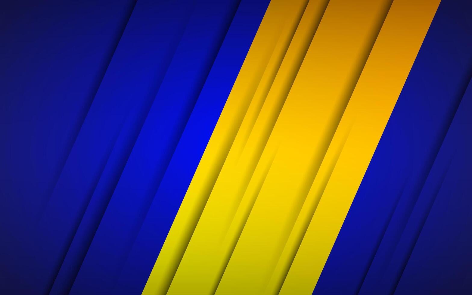 Blue background with abstract yellow decoration elements. illustration EPS 10. vector