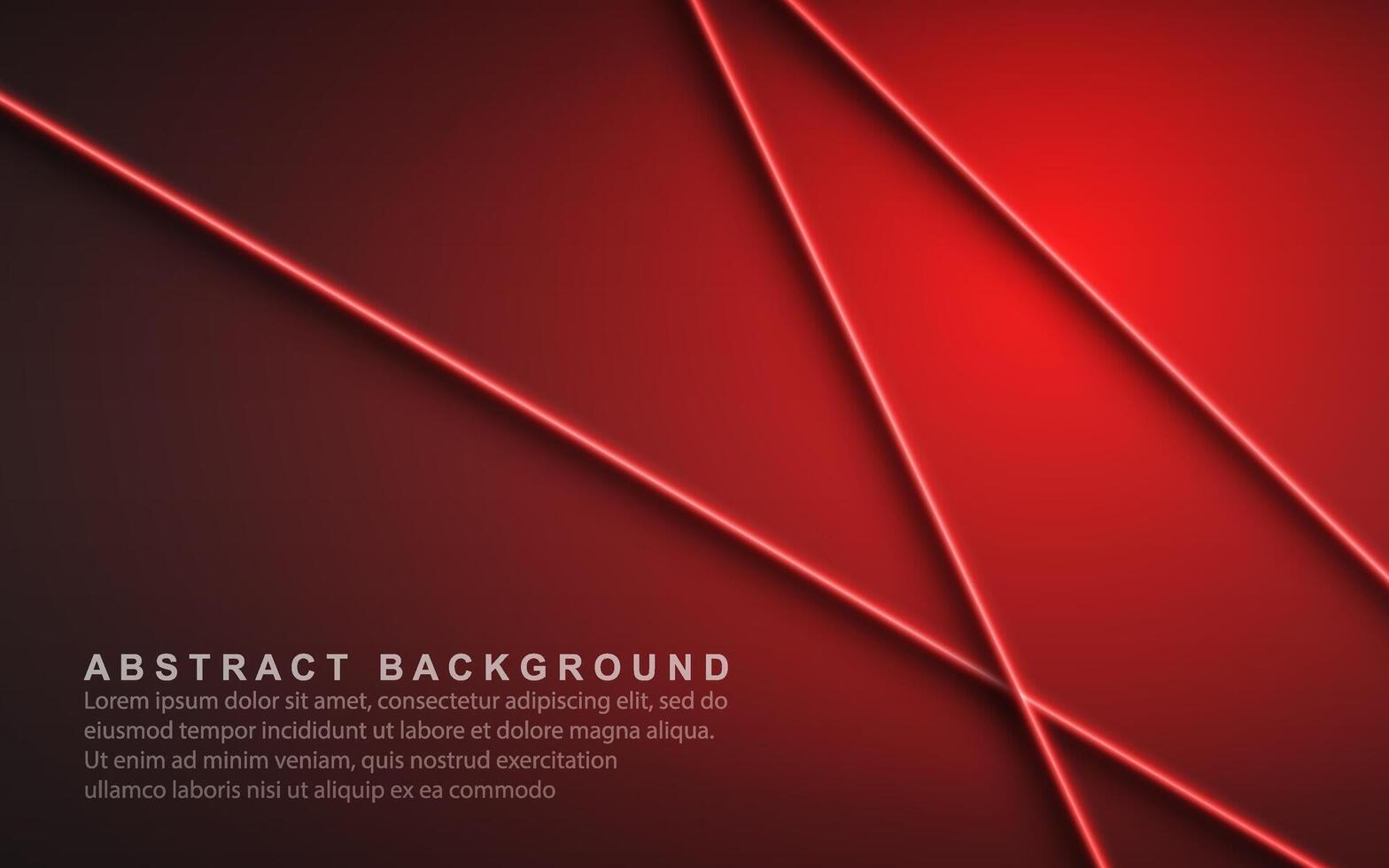 Abstract geometric neon lines. banner pattern background illustration vector