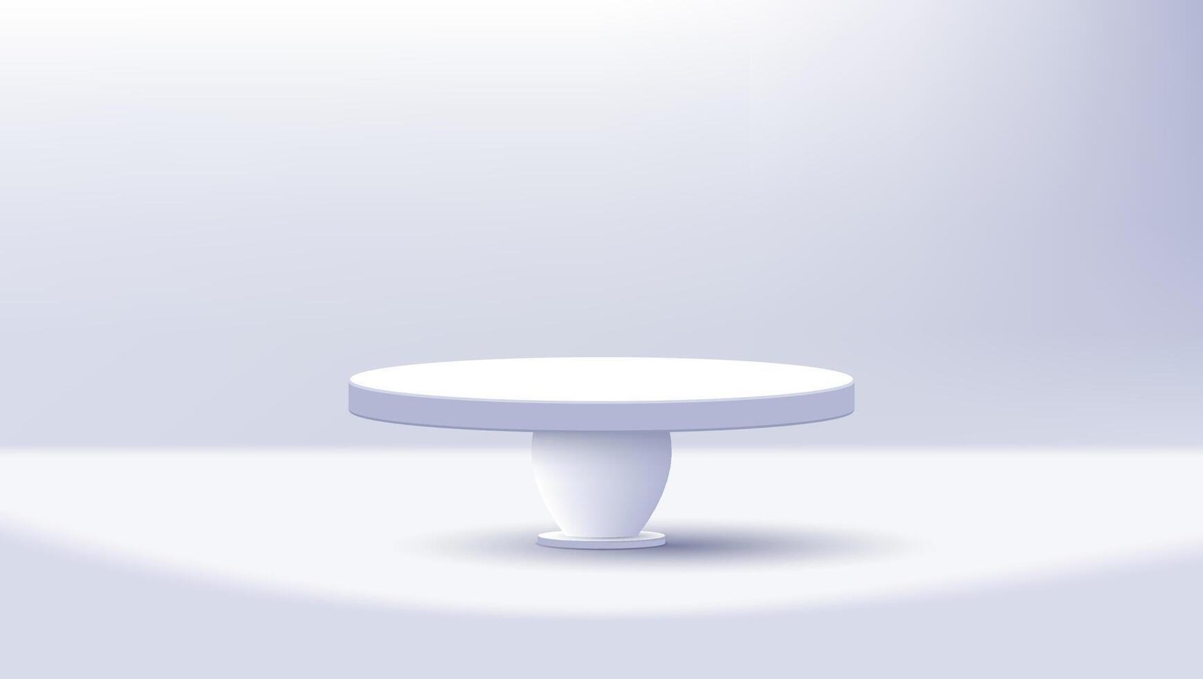 white blue table podium background vector