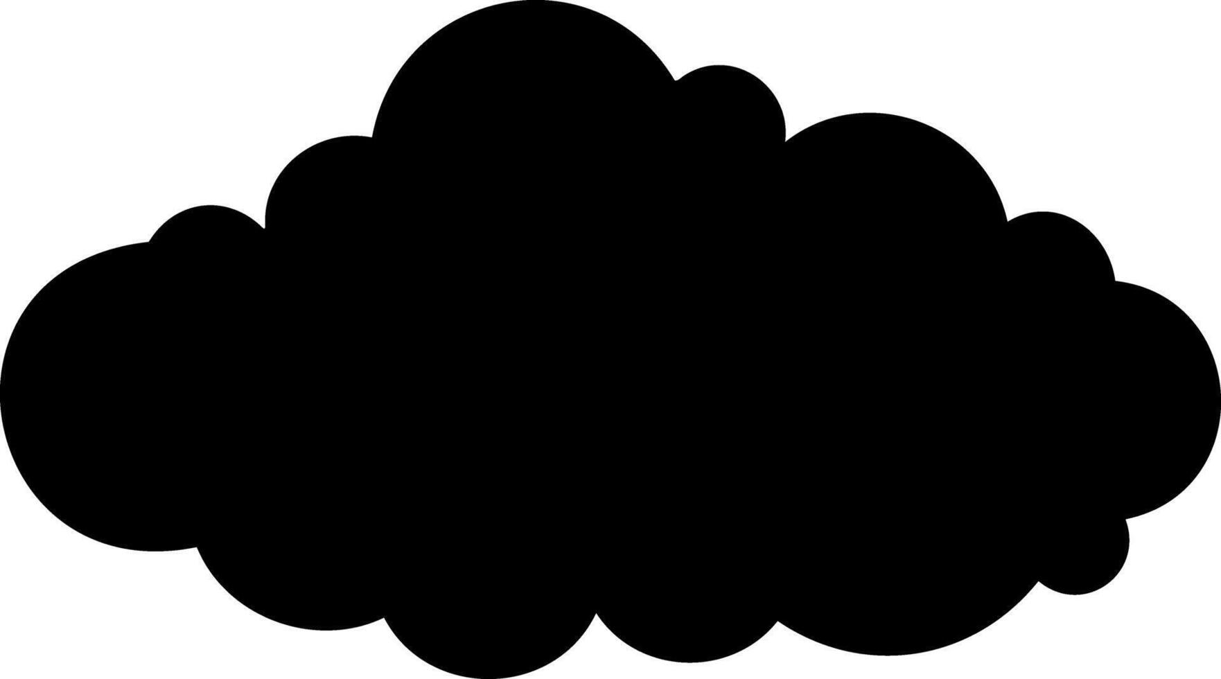 Cloud icon iWeather symbol clipart Stencil vector