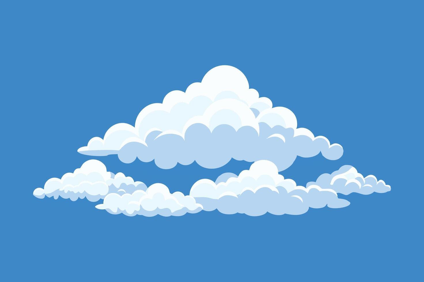 cloud set illustration vector