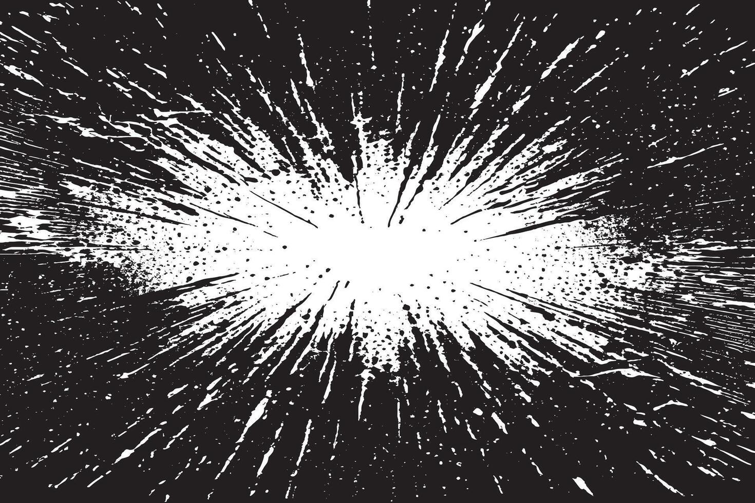 Gritty Black Monochrome Texture Overlay on White Background vector