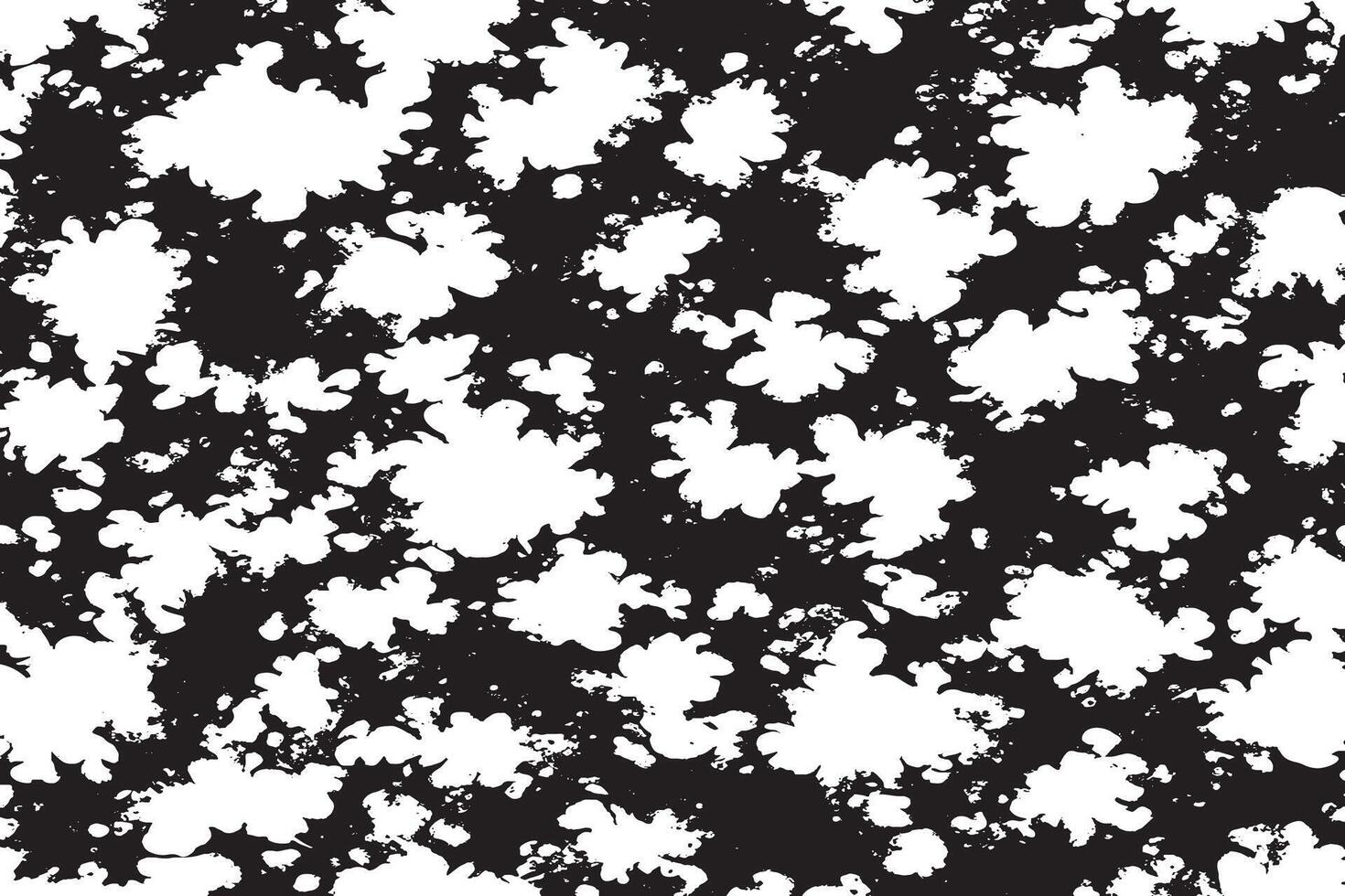 Black Monochrome Grunge Overlay with Distressed Gritty Texture vector