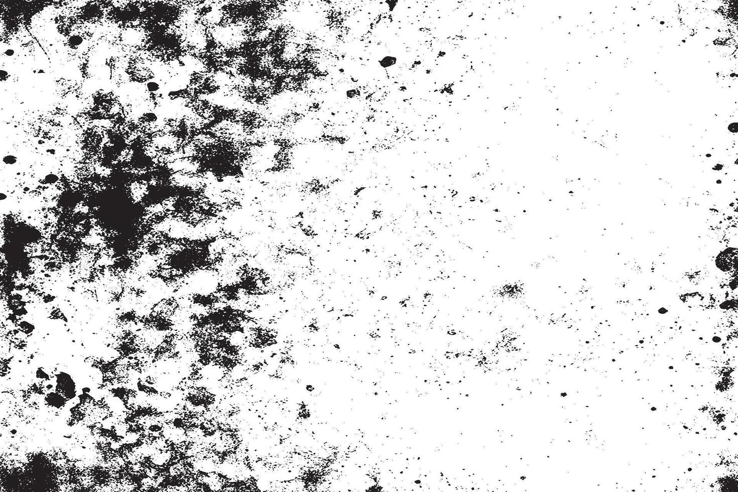 Illustration Background Texture Black Grunge and Rough Gritty Texture on White vector