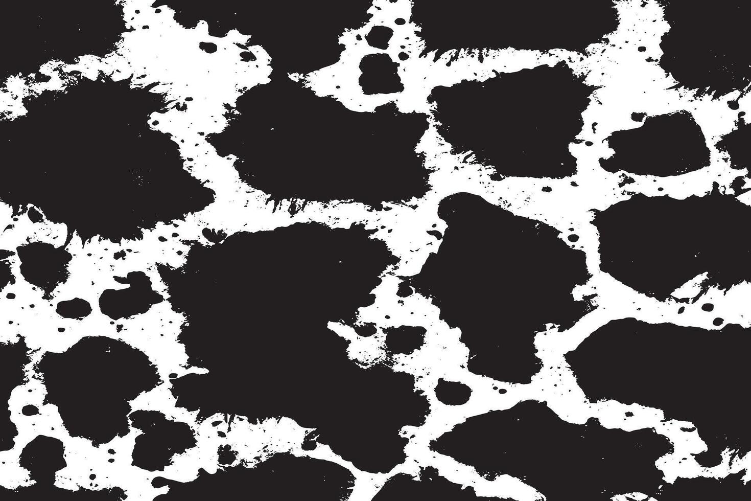 Rough and Weathered Black Texture on White Background vector