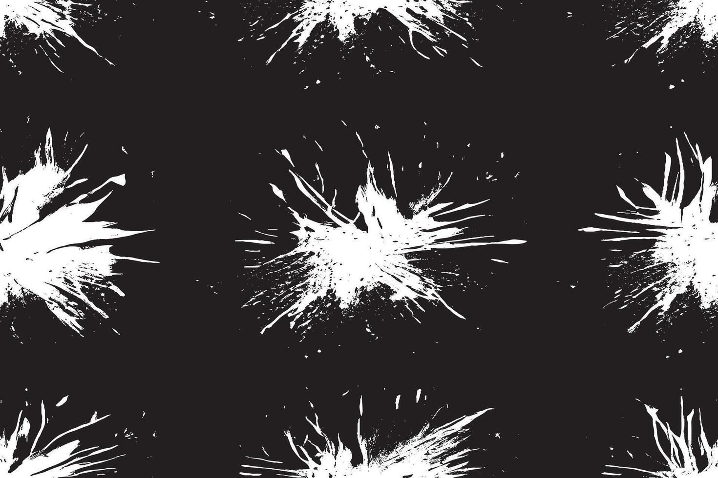 Distressed Black Monochrome Texture with Gritty Grunge Effect on White Background vector