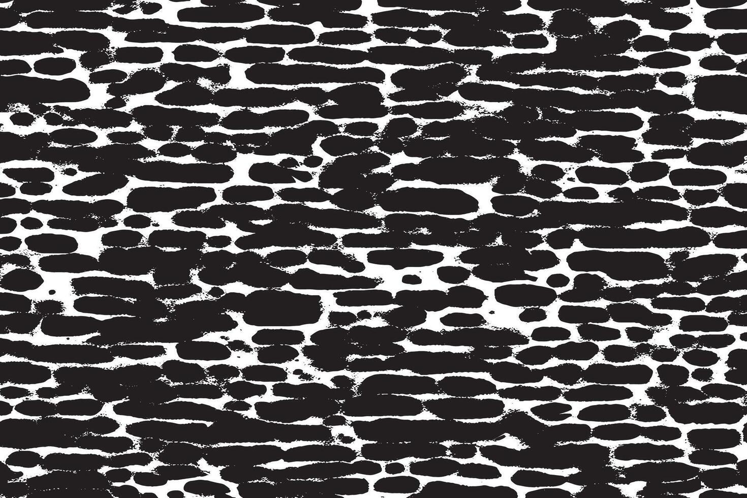 Black Grunge Texture with Gritty and Rough Details on White Background Illustration vector