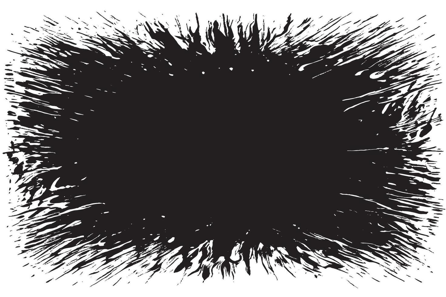 Distressed Black and White Grunge Overlay with Rough Texture Gritty Black Monochrome Texture Overlay on White Background vector