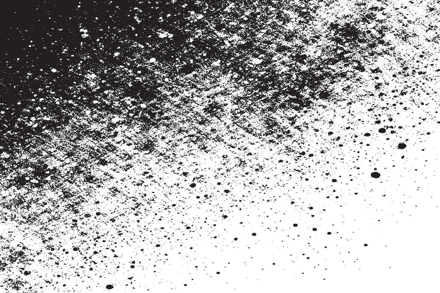Illustration Background Texture Black Grunge and Rough Gritty Texture on White vector