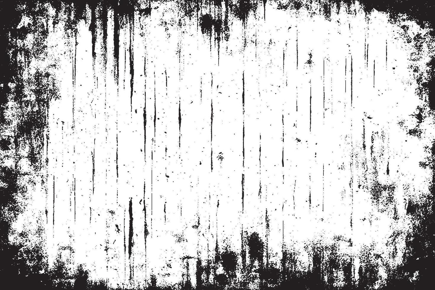 Gritty and Rough Black Grunge Texture on White Background An Illustration of Grunge Effects vector