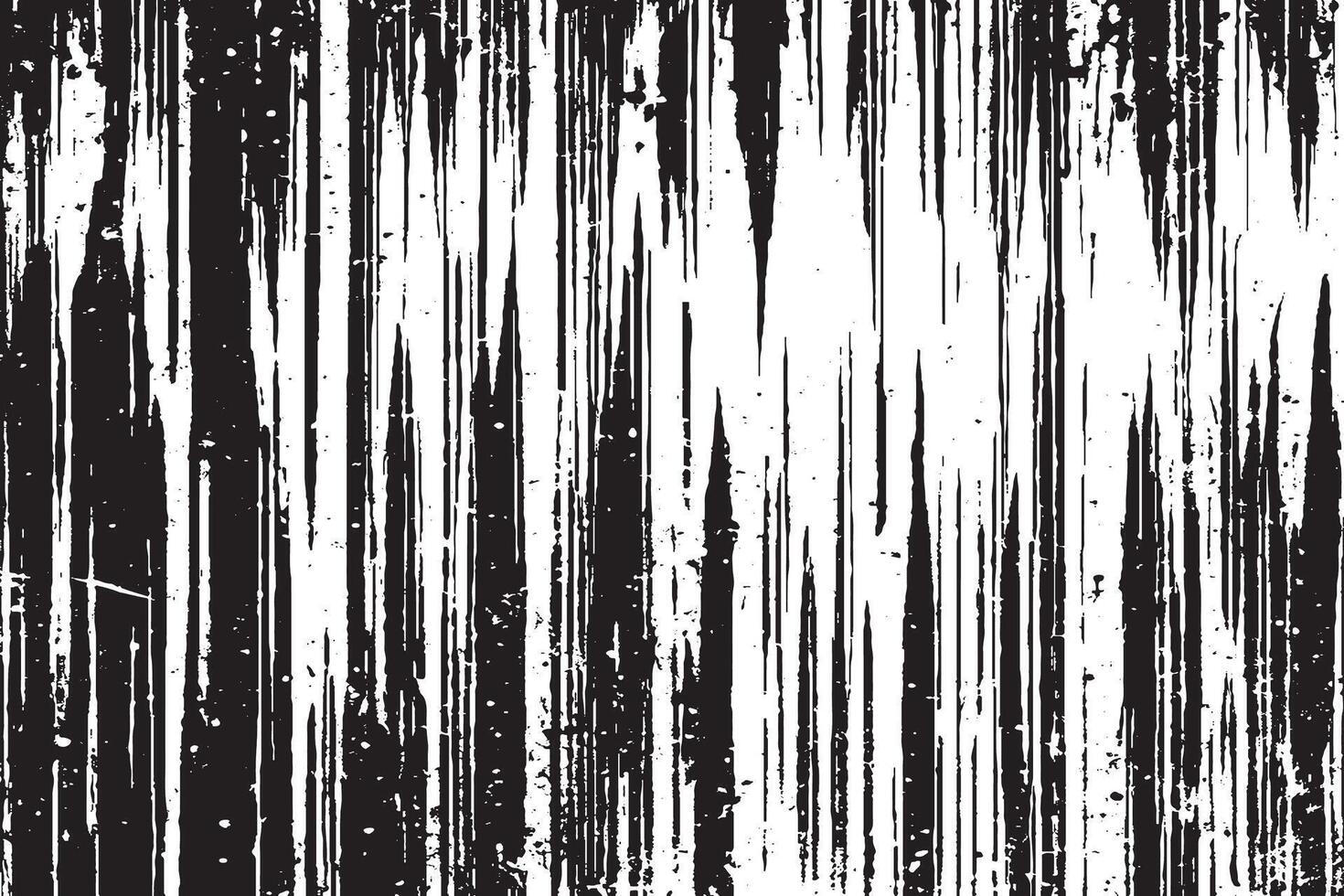 Gritty Black Monochrome Texture Overlay on White Background vector