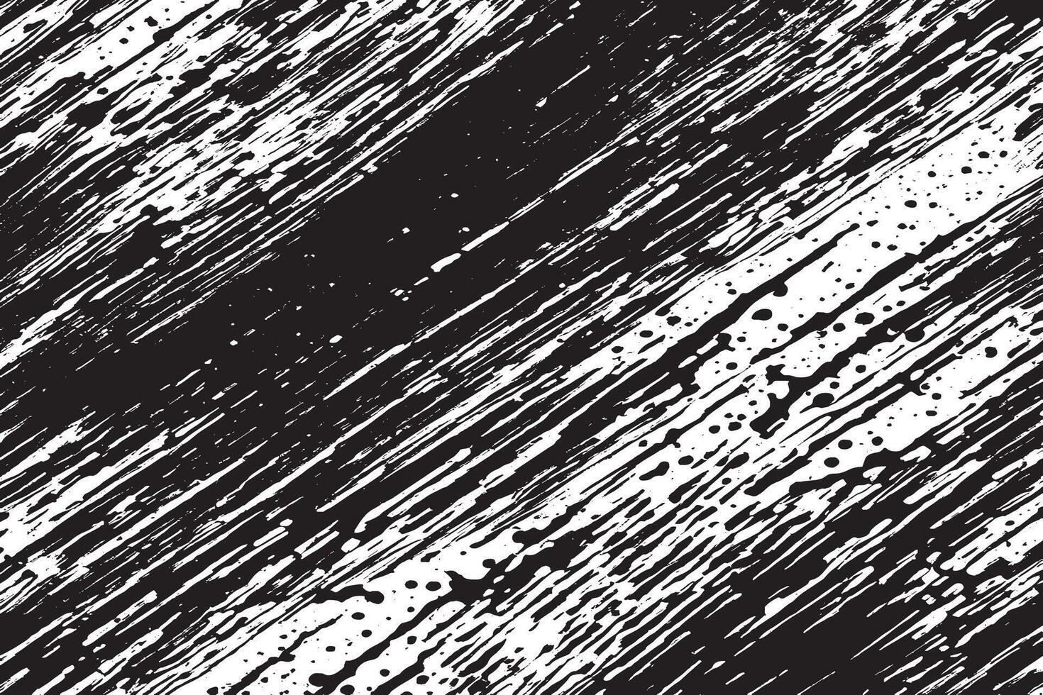 Gritty Black Monochrome Texture Overlay on White Background vector
