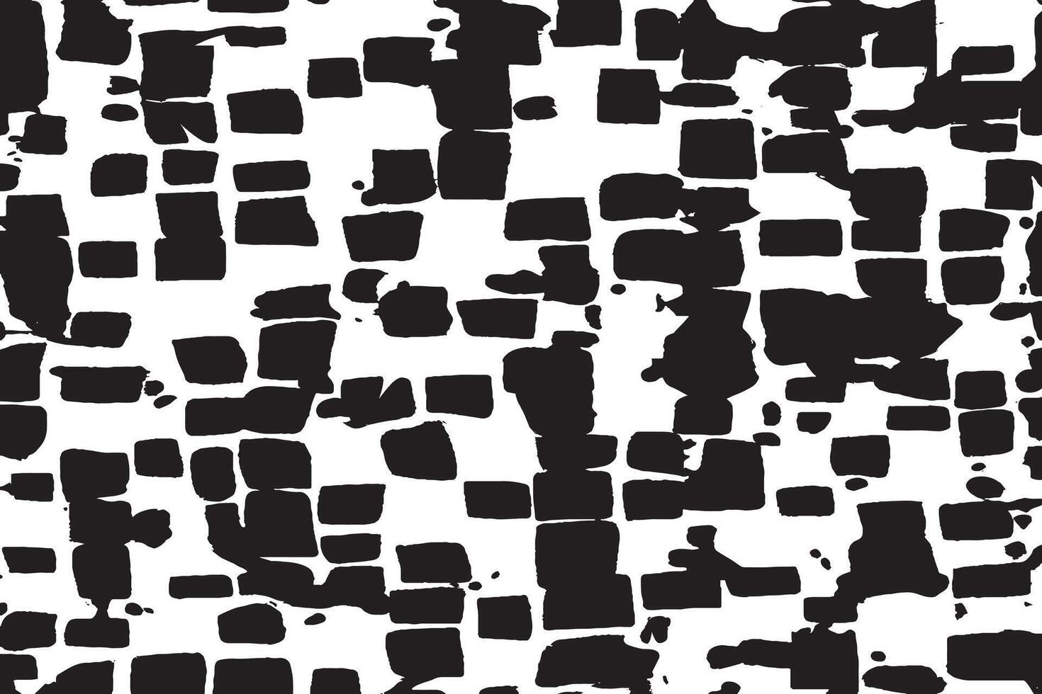 Gritty and Rough Black Grunge Texture on White Background An Illustration of Grunge Effects vector