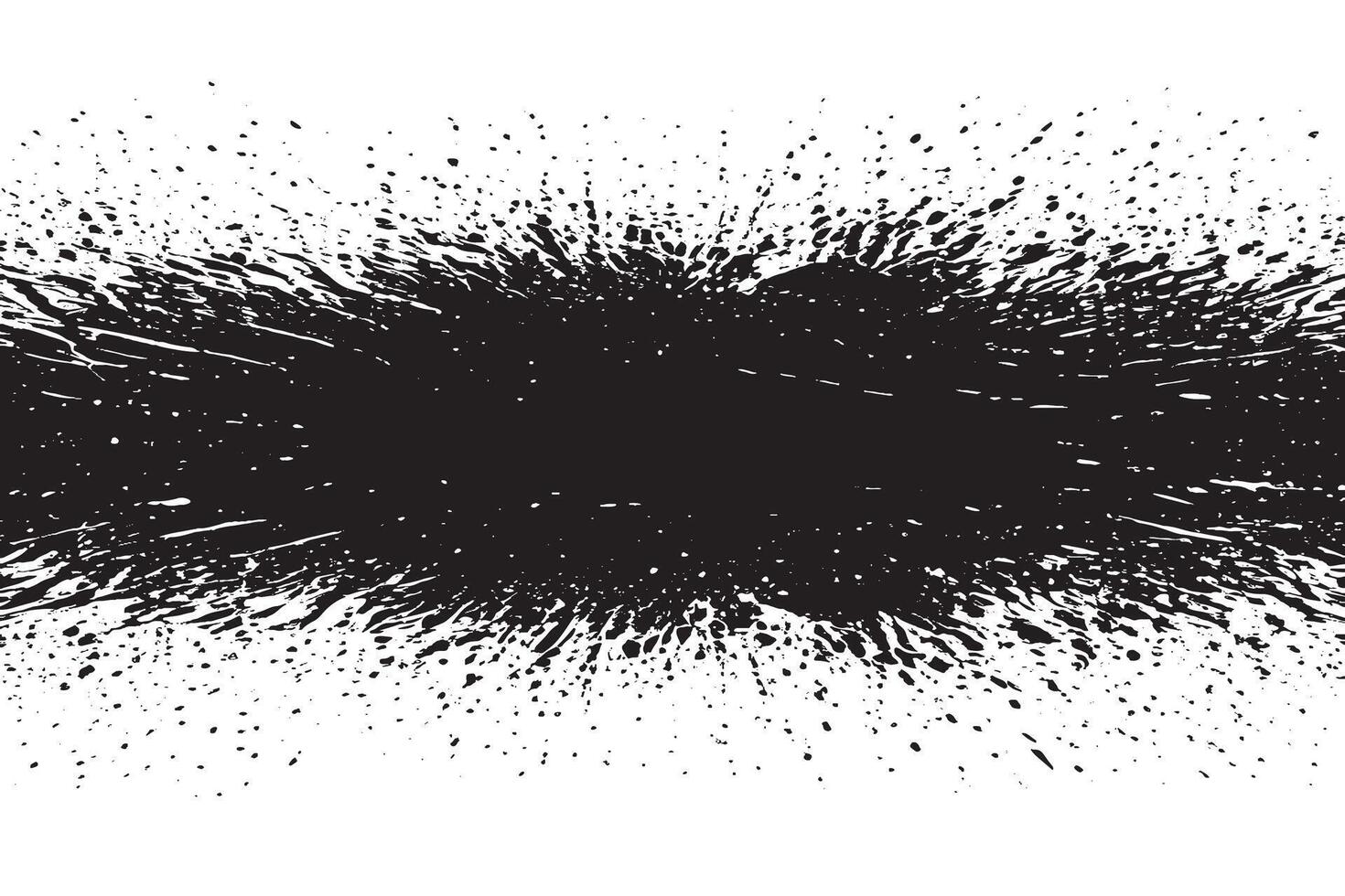 Black Monochrome Grunge Overlay with Distressed Gritty Texture on White Background vector