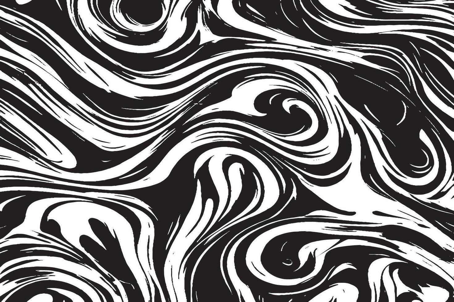 Distressed Black Monochrome Texture with Gritty Grunge Effect on White Background vector