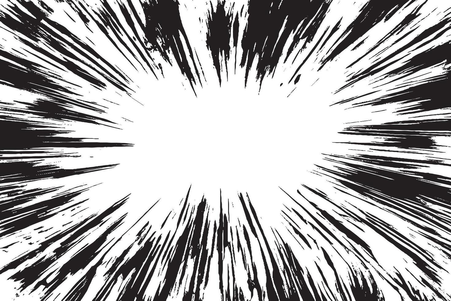Rough and Weathered Black Texture on White Background vector