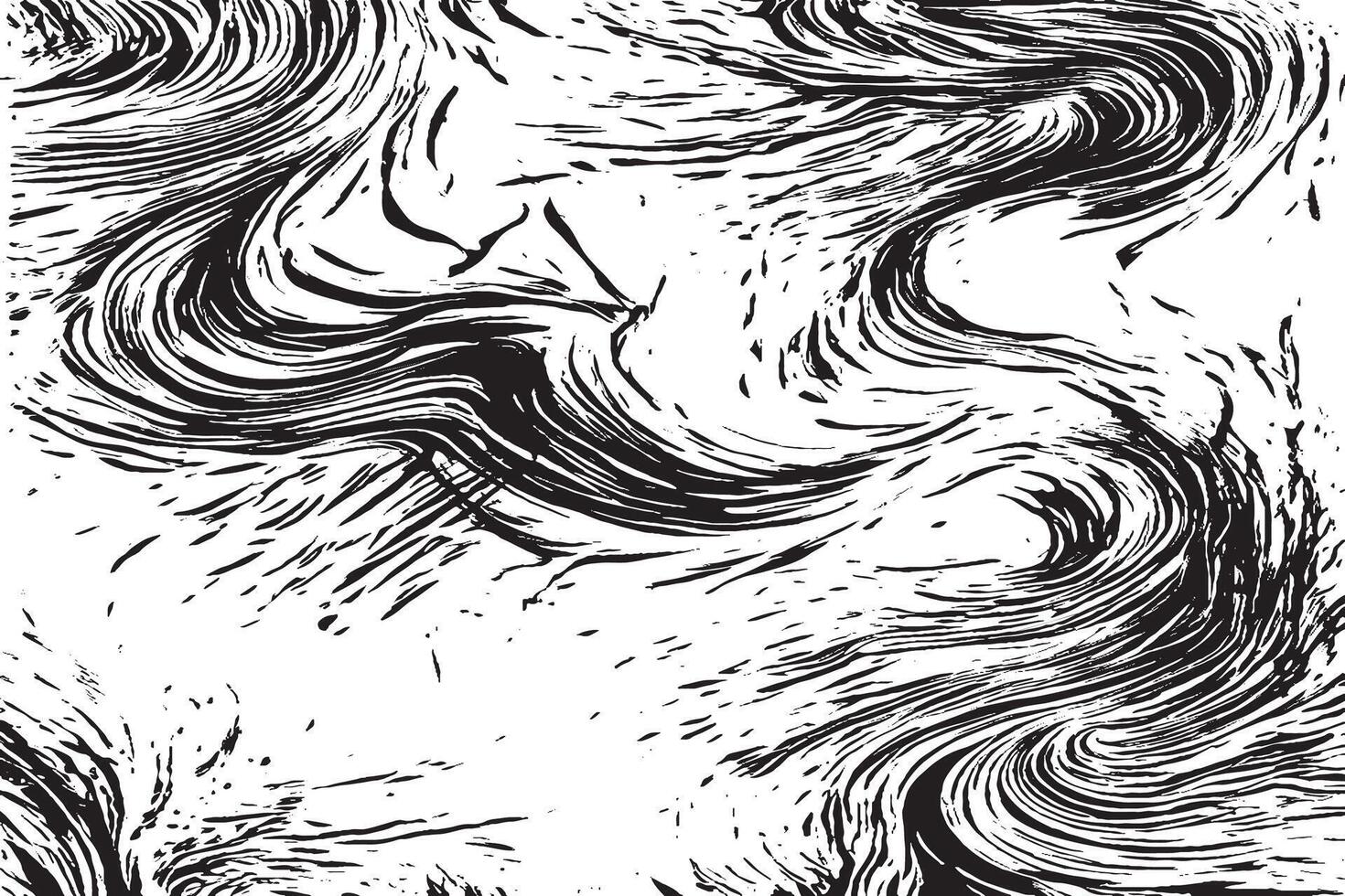 Gritty Black and White Texture Overlay with Distressed Grunge Look vector