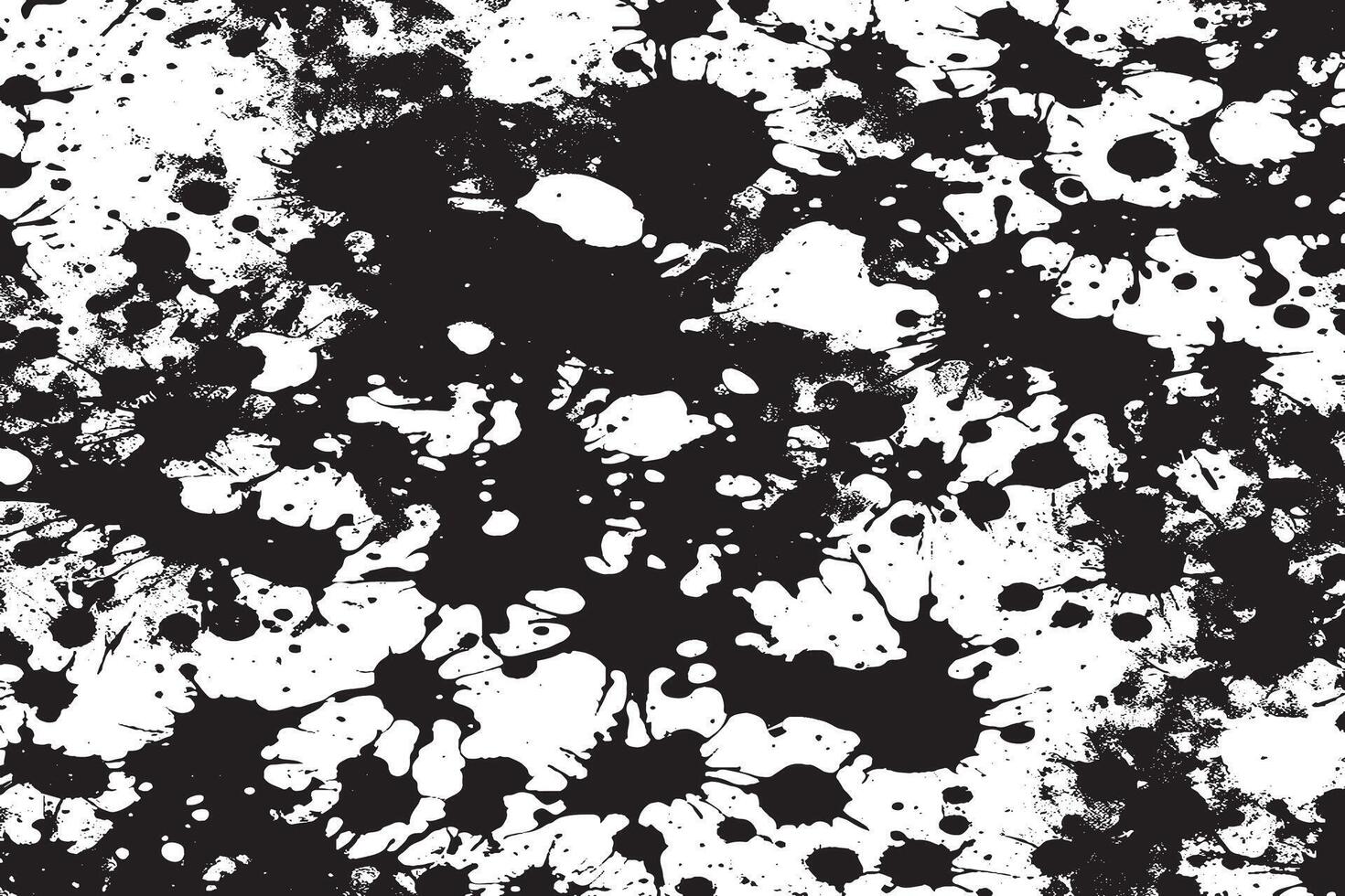 Gritty and Rough Black Grunge Texture Overlay on White Background vector