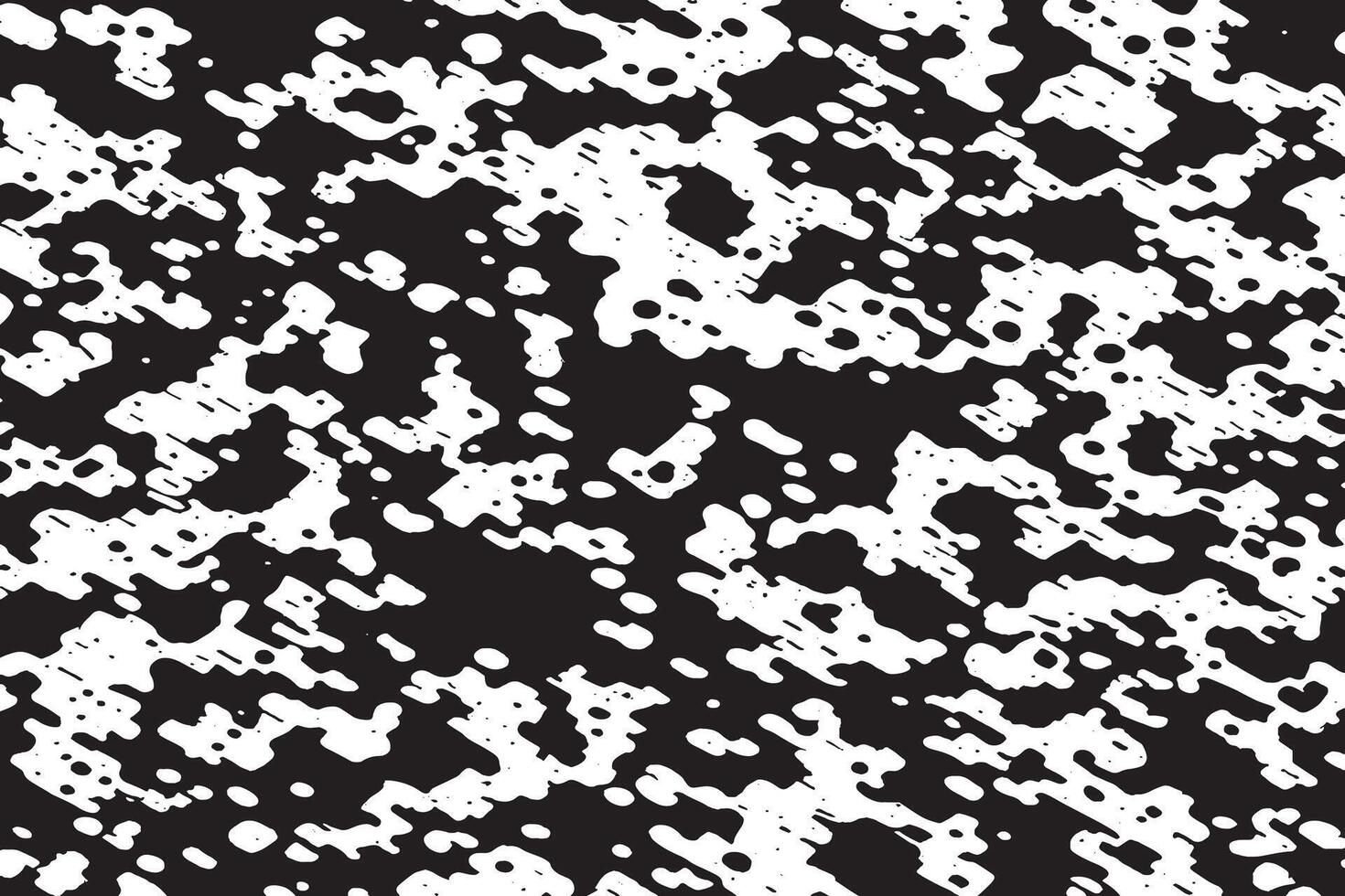 Distressed Black and White Grunge Overlay with Rough Texture Gritty Black Monochrome Texture Overlay on White Background vector