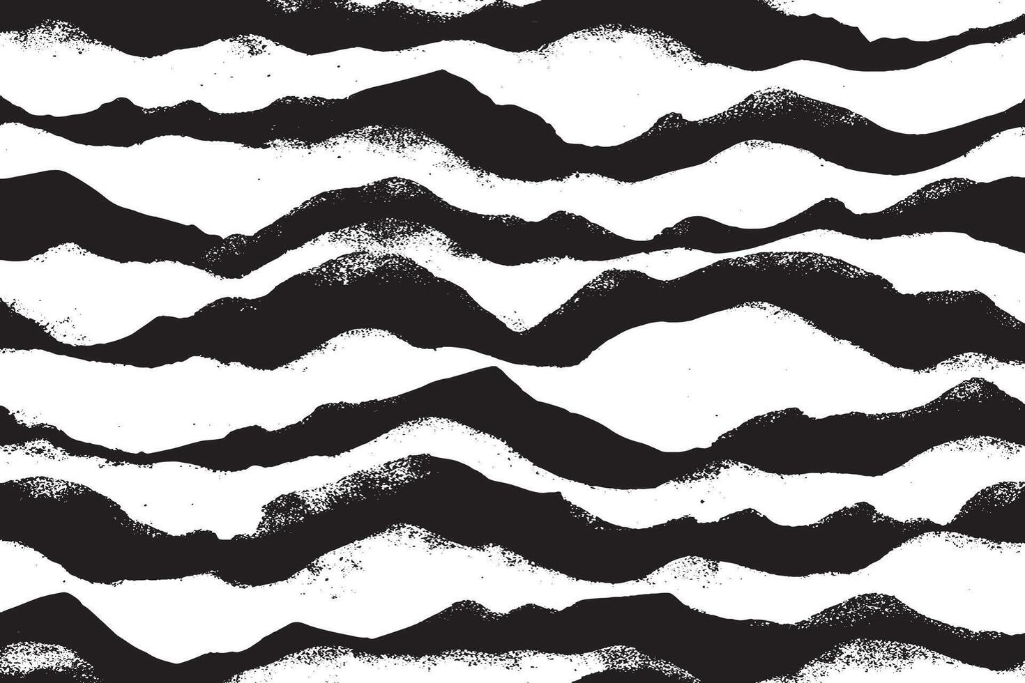 Gritty and Rough Black Grunge Texture on White Background An Illustration of Grunge Effects vector