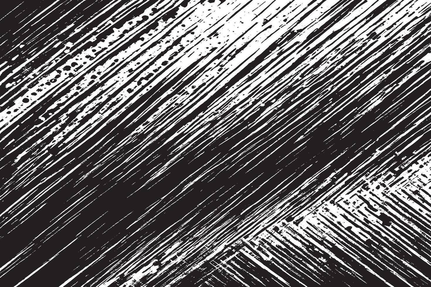 Weathered Black Grunge Texture with Rough Overlay on White Background vector