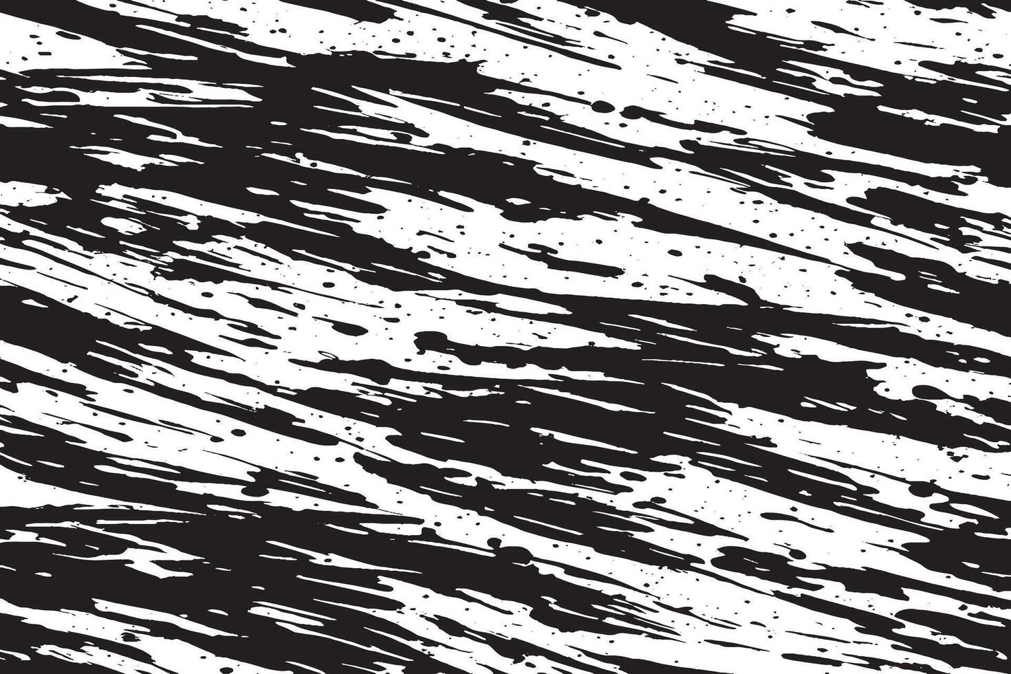 Distressed Black and White Grunge Overlay with Rough Texture Gritty Black Monochrome Texture Overlay on White Background vector