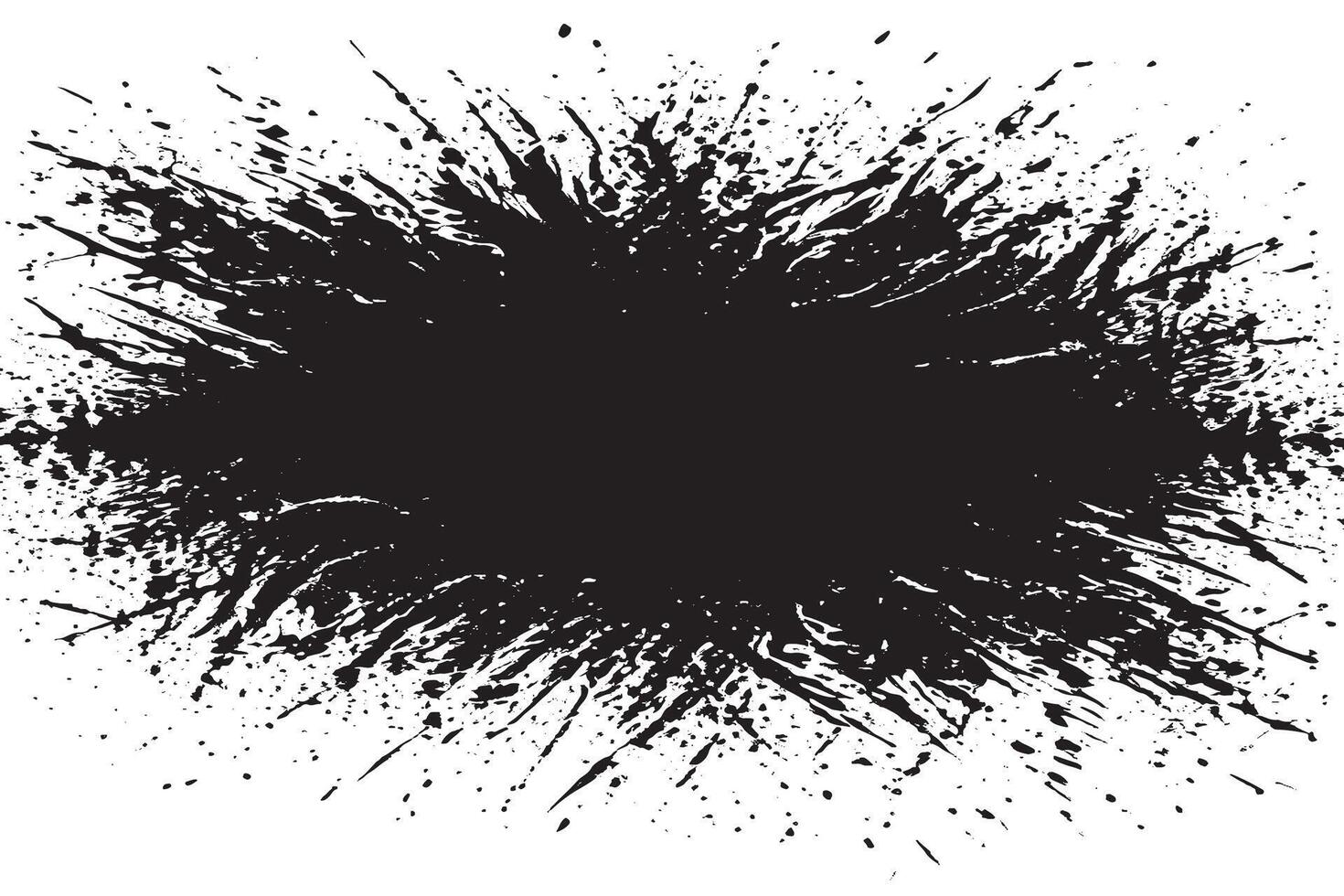 Black Monochrome Grunge Overlay with Distressed Gritty Texture on White Background vector