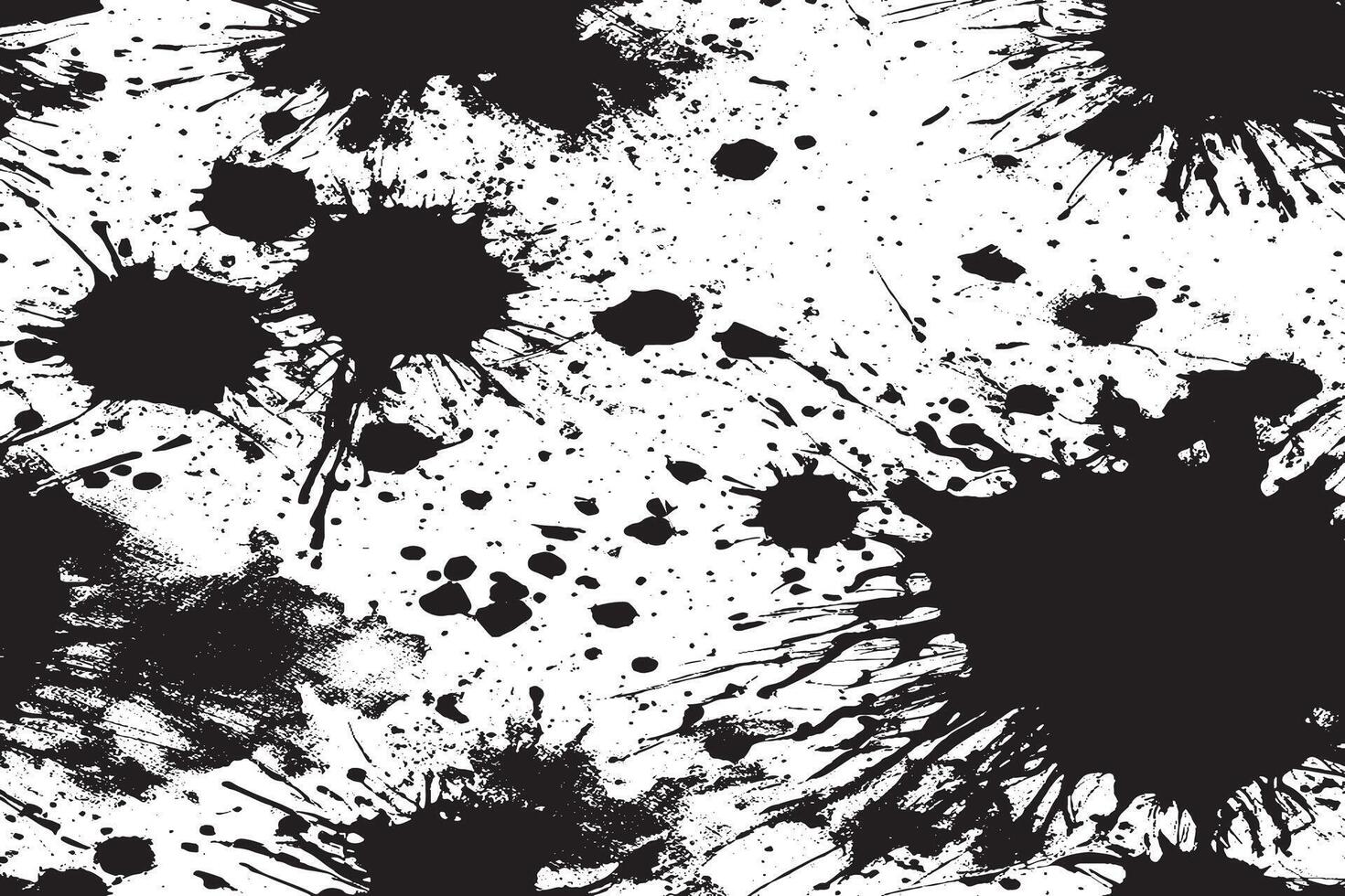 Rough and Weathered Black Texture on White Background vector