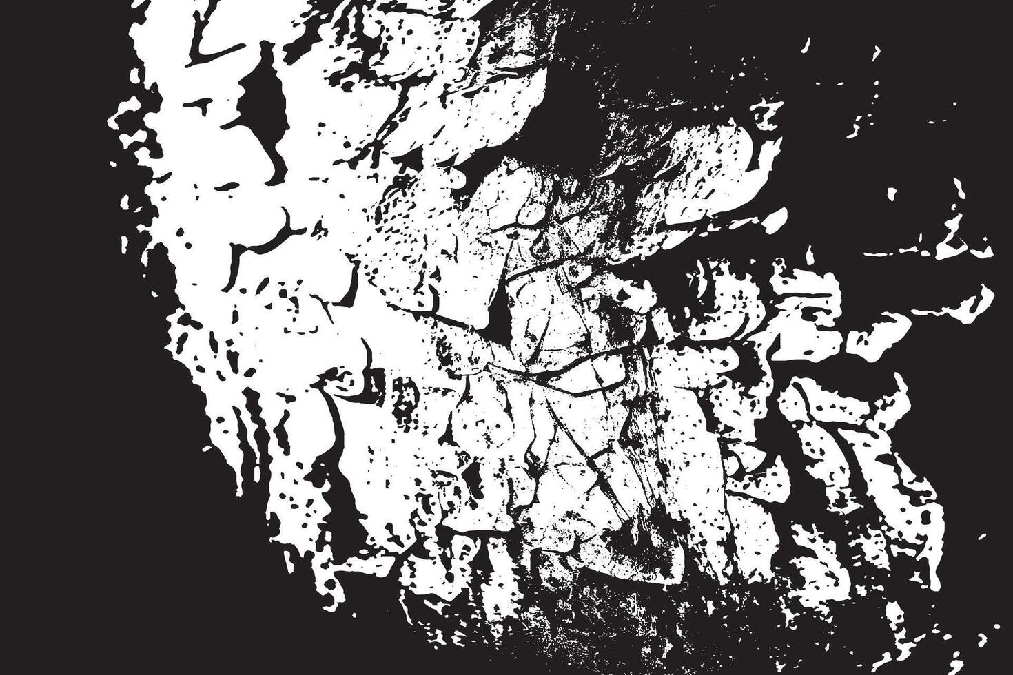 Black Grunge Texture Overlay with Distressed and Gritty Look vector