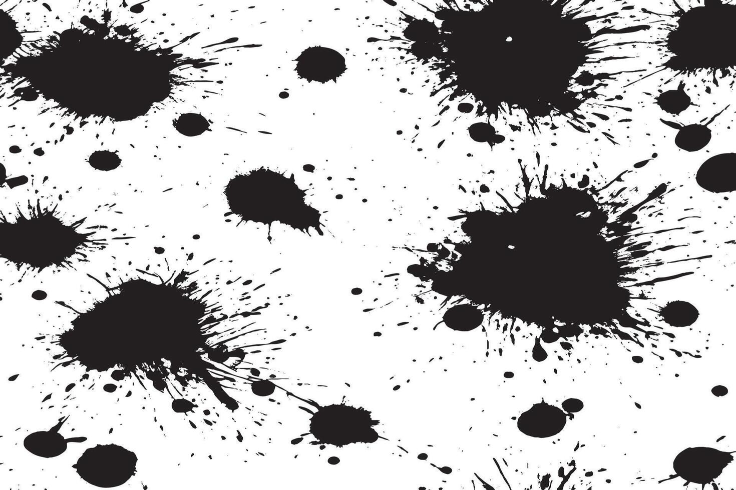 Distressed Black and White Grunge Overlay with Rough Texture vector