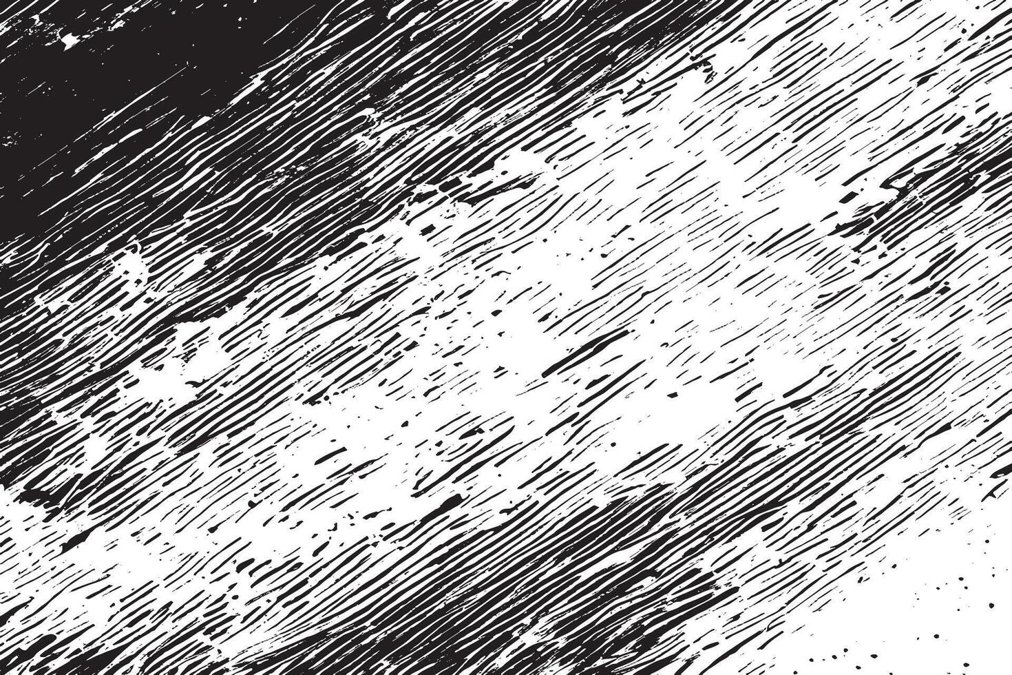 Black Monochrome Grunge Overlay with Distressed Gritty Texture vector