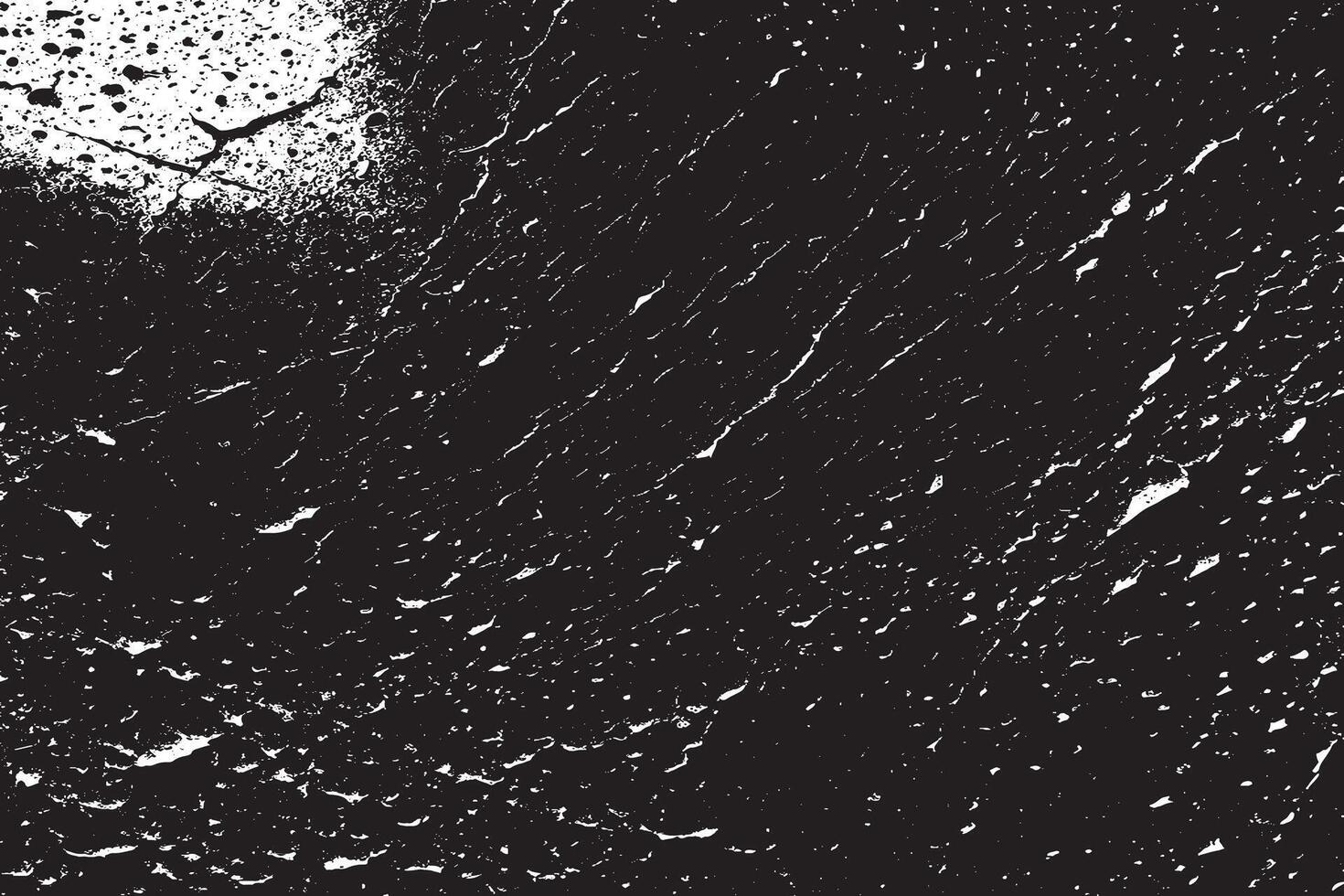 Detailed Grunge Effect Black Rough and Gritty Texture on White Background Illustration vector