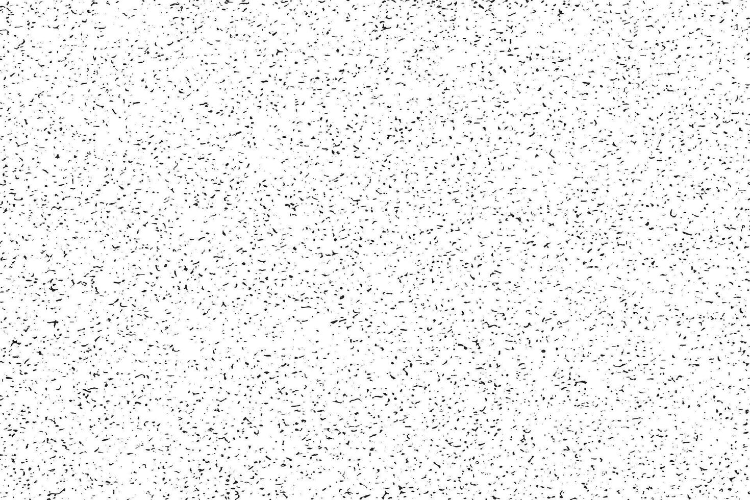 Detailed Grunge Effect Black Rough and Gritty Texture on White Background Illustration vector