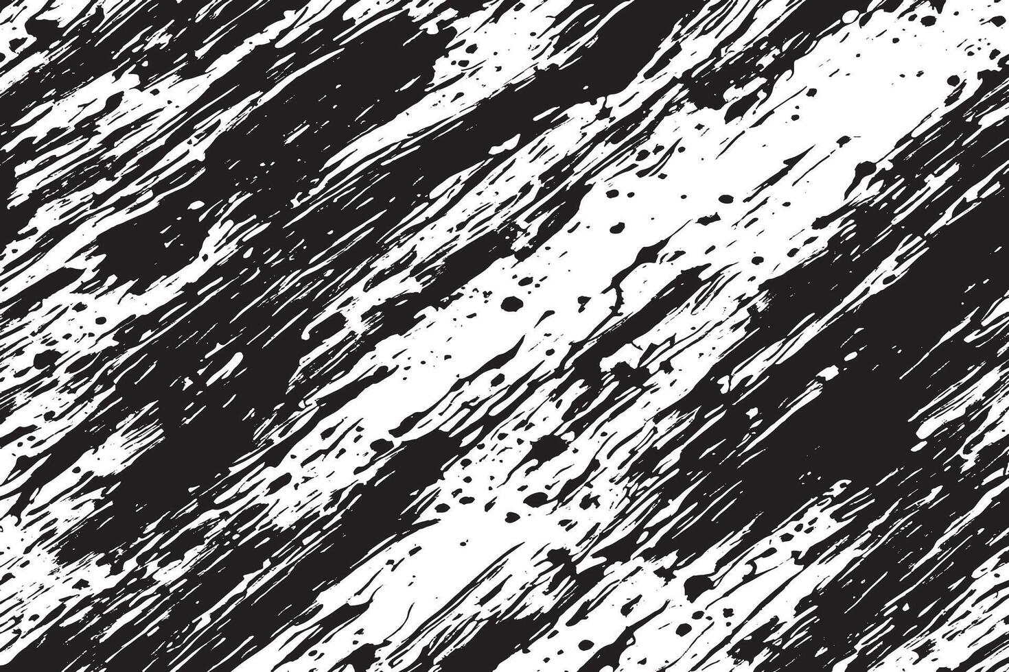 Rough and Weathered Black Texture on White Background vector