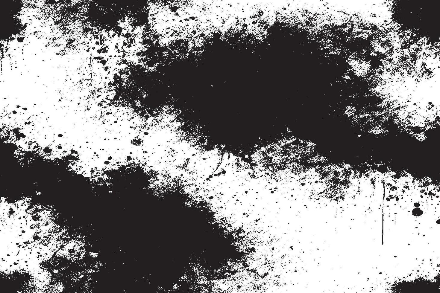 Gritty and Rough Black Grunge Texture on White Background An Illustration of Grunge Effects vector
