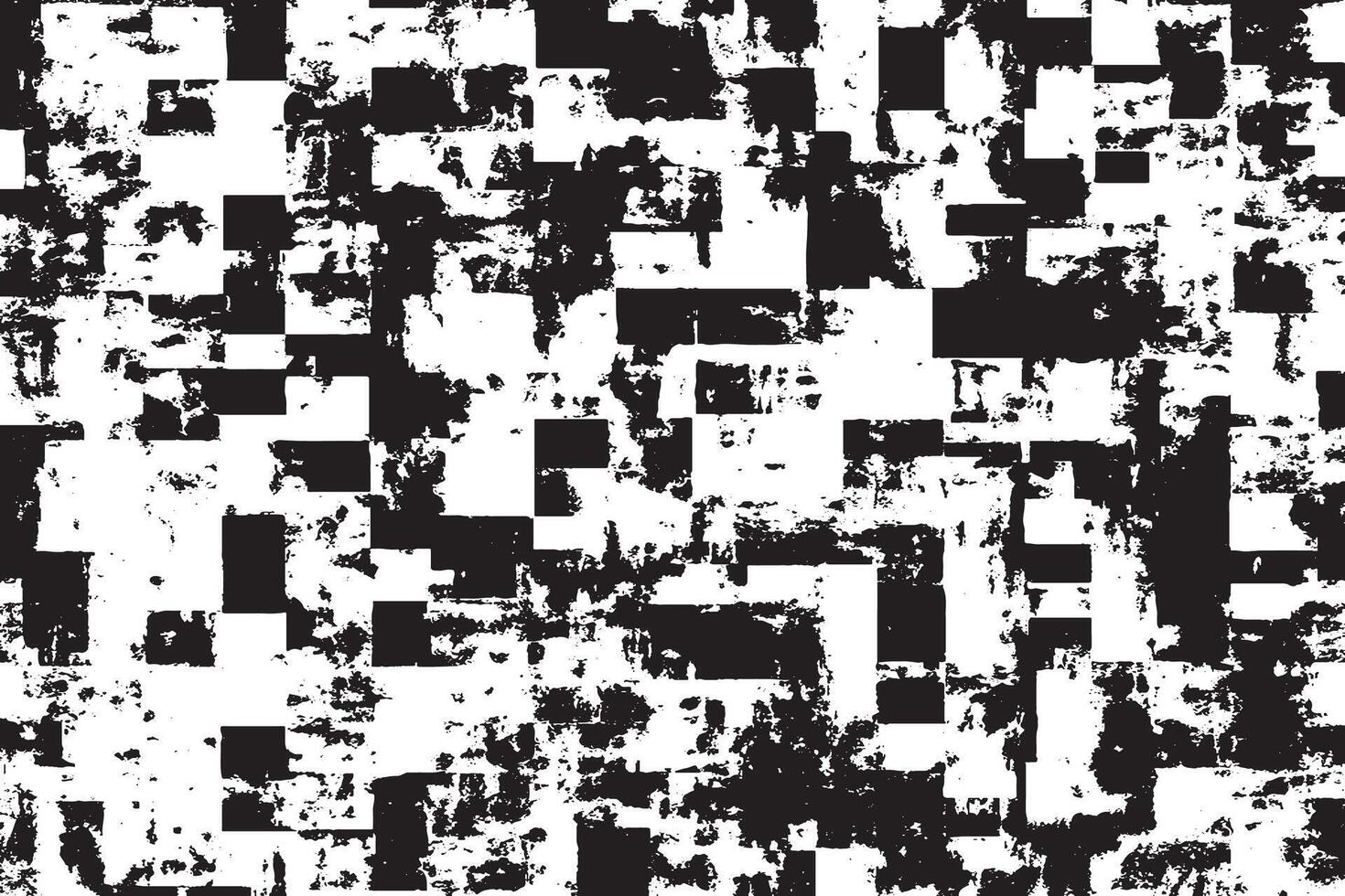 Distressed Gritty Black Overlay on White Background Texture vector