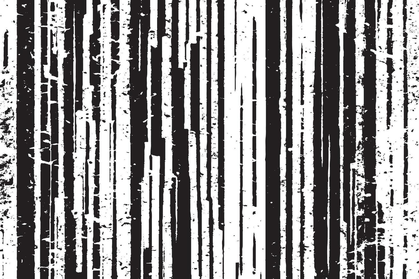 Distressed Black and White Grunge Overlay with Rough Texture vector