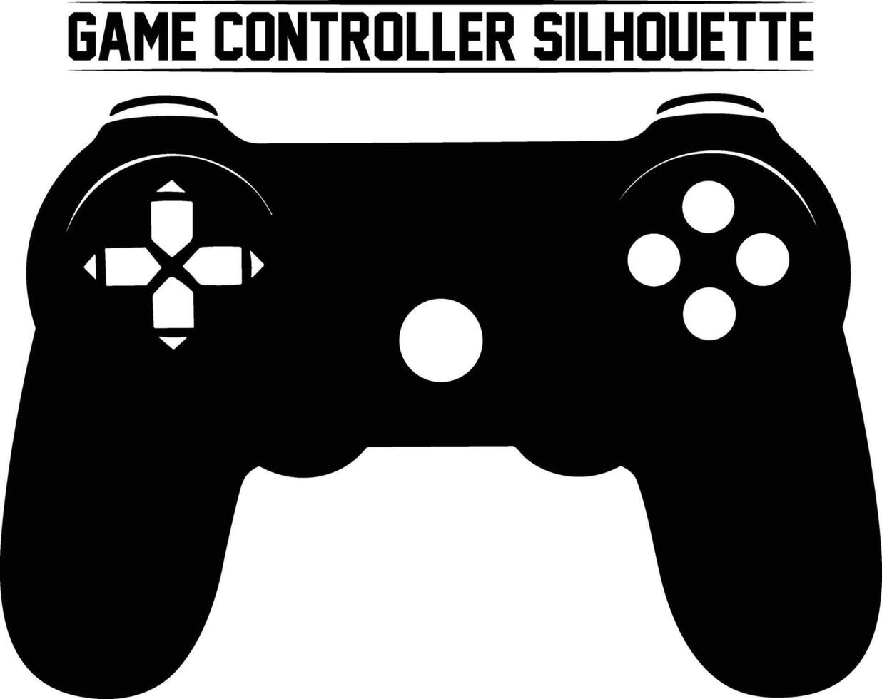 Game controller silhouette bundle, Keypad, gamepad, controller, input device. Console gaming, games, entertaiment, arcade. Retro Gaming controller, silhouette gamepad, game controller. vector