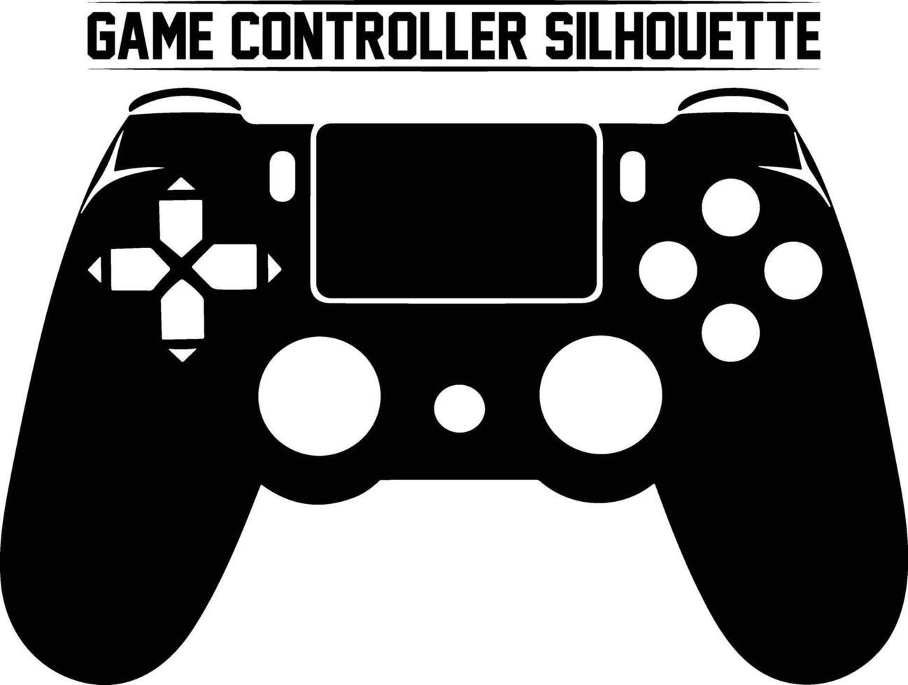 Game controller silhouette bundle, Keypad, gamepad, controller, input device. Console gaming, games, entertaiment, arcade. Retro Gaming controller, silhouette gamepad, game controller. vector