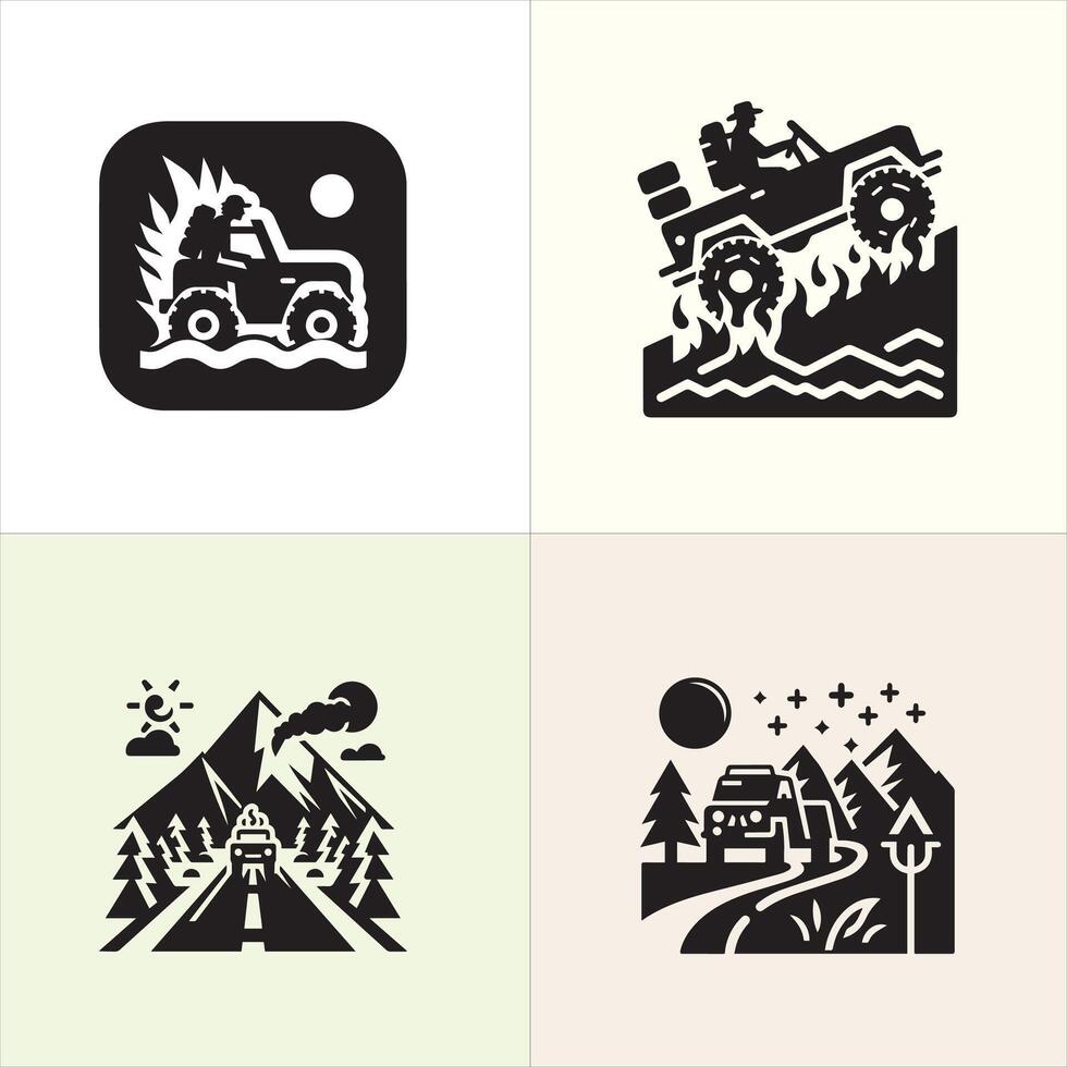 Trailblazer silhouette design vector