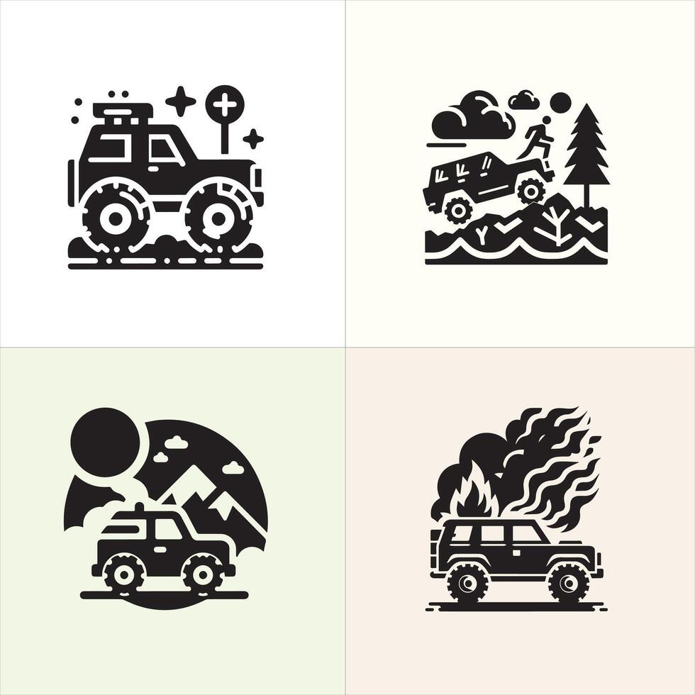 Trailblazer silhouette design vector